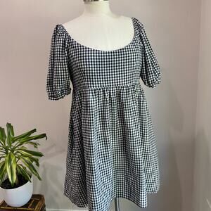 Tuckernuck x Pomander Place Black Gingham Abigail Dress